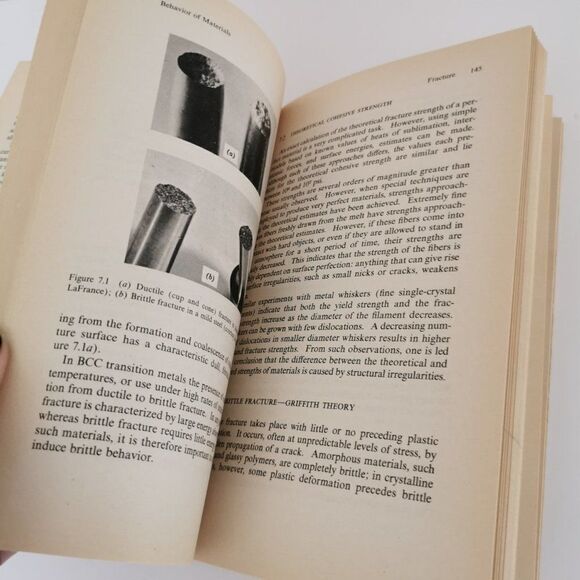 1964 Structure and Properties of Materials Vol III Mechanical Behaviour Book - Picture 9 of 9